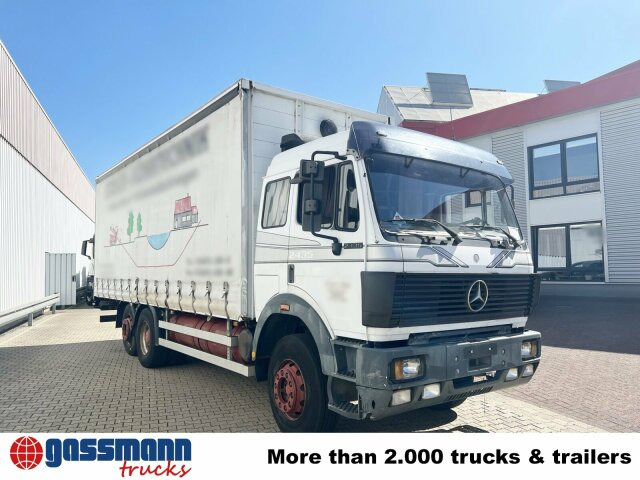 Platós teherautó Mercedes-Benz SK 2435 L 6x2, V8: 8 kép.