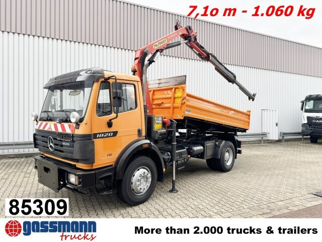 Mercedes-Benz SK II 1820/24 K 4x2, Winterdienstaustattung, - Billenőplatós teherautó, Darus autó: 1 kép. Mercedes-Benz SK II 1820/24 K 4x2, Winterdienstaustattung, - Billenőplatós teherautó, Darus autó: 1 kép.