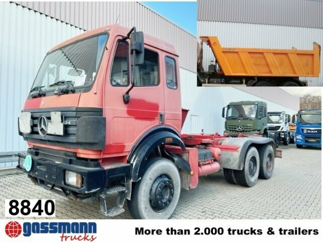 Mercedes-Benz SK II 25/2634 K 6x4, Stahlmulde ca. 13m³ - Billenőplatós teherautó: 1 kép. Mercedes-Benz SK II 25/2634 K 6x4, Stahlmulde ca. 13m³ - Billenőplatós teherautó: 1 kép.