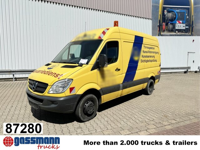 Mercedes-Benz Sprinter 516 KA 4x2, KaRo Hochdruckspüler - Utcaseprő gép: 1 kép. Mercedes-Benz Sprinter 516 KA 4x2, KaRo Hochdruckspüler - Utcaseprő gép: 1 kép.