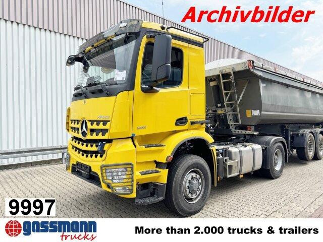 Mercedes-Benz Arocs 1851 LS 4x4 HAD, Hydraulik, Navi, - Nyergesvontató: 1 kép. Mercedes-Benz Arocs 1851 LS 4x4 HAD, Hydraulik, Navi, - Nyergesvontató: 1 kép.