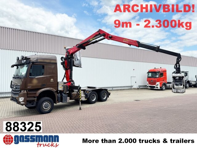 Mercedes-Benz Arocs 3351 LS 6x6, Grounder, MirrorCam, Navi, - Nyergesvontató: 1 kép. Mercedes-Benz Arocs 3351 LS 6x6, Grounder, MirrorCam, Navi, - Nyergesvontató: 1 kép.