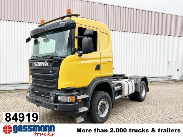 Scania G450 CA 4x4, Kipphydraulik - Nyergesvontató: 1 kép. Scania G450 CA 4x4, Kipphydraulik - Nyergesvontató: 1 kép.