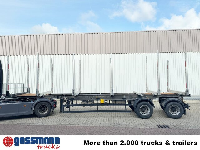 ROHR RSK/30IV Holzauflieger, Lenkachse, Verzinkt - Rönkszállító félpótkocsi: 4 kép. ROHR RSK/30IV Holzauflieger, Lenkachse, Verzinkt - Rönkszállító félpótkocsi: 4 kép.