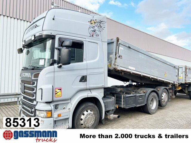 Scania R560 6x2, V8, Retarder, Liftachse, Standklima, - Billenőplatós teherautó: 1 kép. Scania R560 6x2, V8, Retarder, Liftachse, Standklima, - Billenőplatós teherautó: 1 kép.