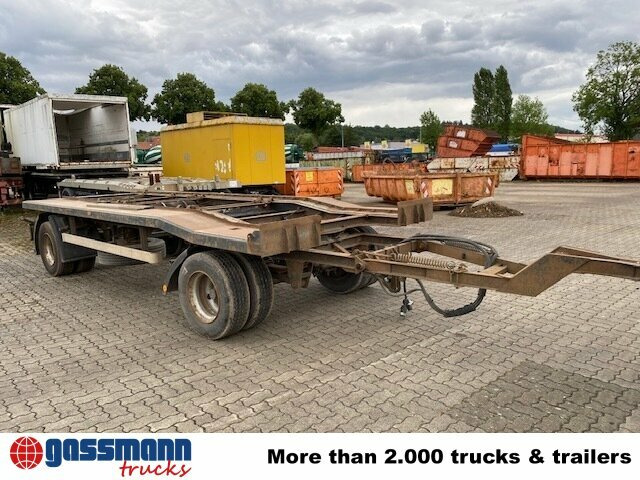 Schmidt FT 18/Z/5,4 Abrollanhänger - Multiliftes/ Konténerszállító pótkocsi: 5 kép. Schmidt FT 18/Z/5,4 Abrollanhänger - Multiliftes/ Konténerszállító pótkocsi: 5 kép.
