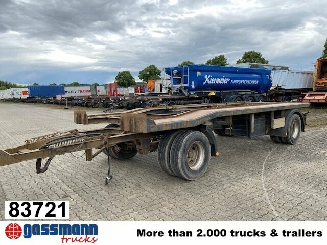 Schmidt FT 18/Z/5,4 Abrollanhänger - Multiliftes/ Konténerszállító pótkocsi: 1 kép. Schmidt FT 18/Z/5,4 Abrollanhänger - Multiliftes/ Konténerszállító pótkocsi: 1 kép.