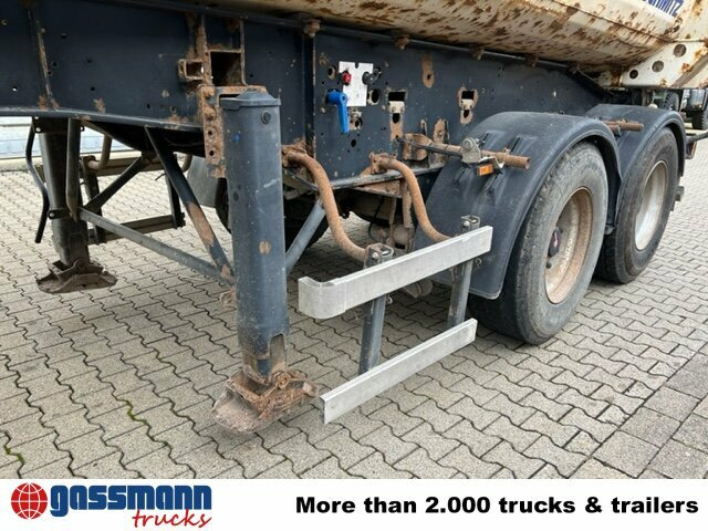 Félpótkocsi billenőplatós Schmitz Cargobull SKI 18 SL 7.2, Liftachse, Stahlmulde ca. 24m³: 13 kép.