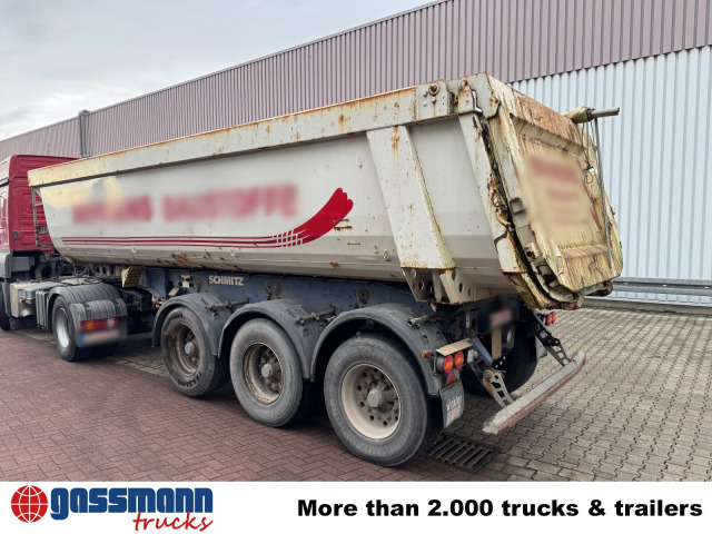 Schmitz Cargobull SKI 24 SL 7.2, Stahlmulde ca. 24m³, Liftachse - Félpótkocsi billenőplatós: 4 kép. Schmitz Cargobull SKI 24 SL 7.2, Stahlmulde ca. 24m³, Liftachse - Félpótkocsi billenőplatós: 4 kép.