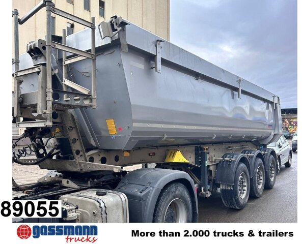 Schmitz Cargobull SKI 24 SL 7.2, Stahlmulde ca. 24m³, Liftachse - Félpótkocsi billenőplatós: 1 kép. Schmitz Cargobull SKI 24 SL 7.2, Stahlmulde ca. 24m³, Liftachse - Félpótkocsi billenőplatós: 1 kép.