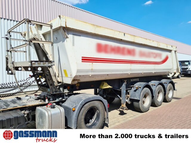 Schmitz Cargobull SKI 24 SL 7.2, Stahlmulde ca. 25m³, Liftachse - Félpótkocsi billenőplatós: 2 kép. Schmitz Cargobull SKI 24 SL 7.2, Stahlmulde ca. 25m³, Liftachse - Félpótkocsi billenőplatós: 2 kép.