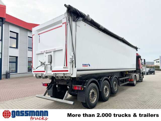Schmitz Cargobull SKI 24 SL 9.6, Liftachse, Alumulde ca. 52m³ - Félpótkocsi billenőplatós: 3 kép. Schmitz Cargobull SKI 24 SL 9.6, Liftachse, Alumulde ca. 52m³ - Félpótkocsi billenőplatós: 3 kép.