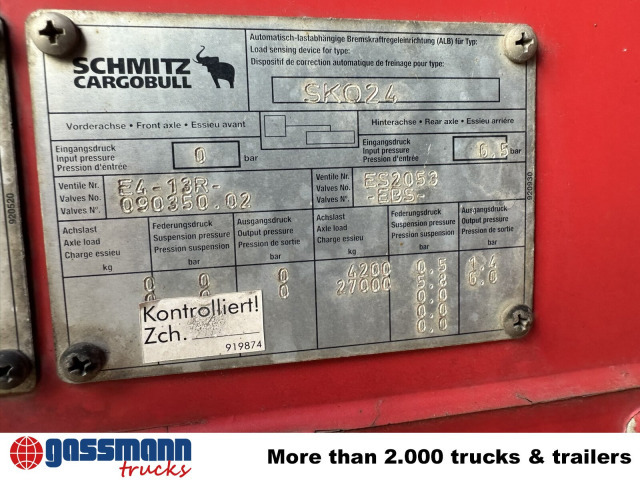 Schmitz Cargobull SKO 24/L-13.62 FP 25, Mega - Félpótkocsi hűtős: 2 kép. Schmitz Cargobull SKO 24/L-13.62 FP 25, Mega - Félpótkocsi hűtős: 2 kép.