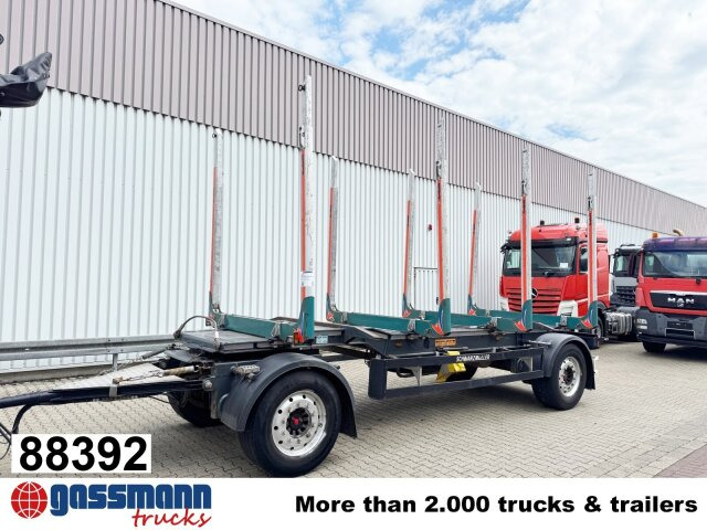 Schwarzmüller 2-Achs Holzanhänger - Rönkszállító pótkocsi: 1 kép. Schwarzmüller 2-Achs Holzanhänger - Rönkszállító pótkocsi: 1 kép.