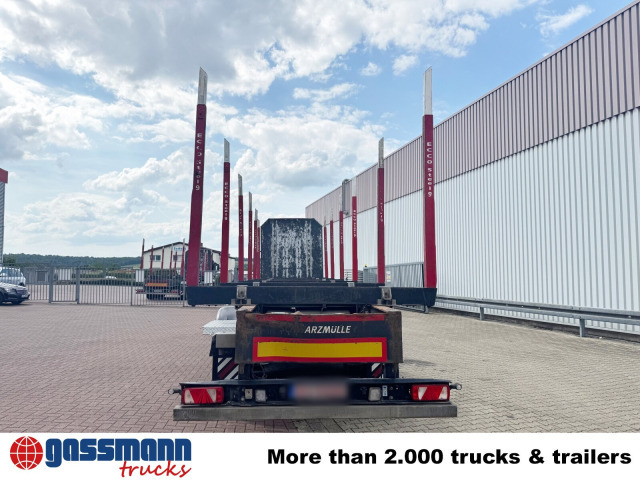 Schwarzmüller 3-Achs Holzauflieger, Liftachse, MEHRFACH - Rönkszállító félpótkocsi: 4 kép. Schwarzmüller 3-Achs Holzauflieger, Liftachse, MEHRFACH - Rönkszállító félpótkocsi: 4 kép.