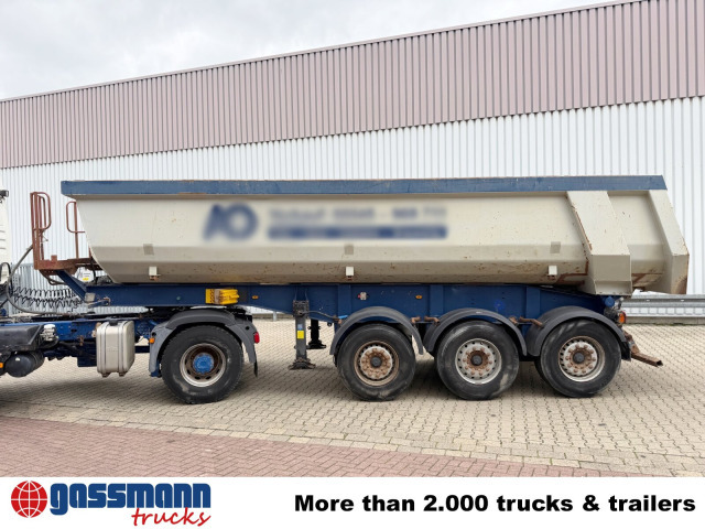 Schwarzmüller HKS 3/E-S1, Liftachse, Stahlmulde, ca. 25m³ - Félpótkocsi billenőplatós: 3 kép. Schwarzmüller HKS 3/E-S1, Liftachse, Stahlmulde, ca. 25m³ - Félpótkocsi billenőplatós: 3 kép.