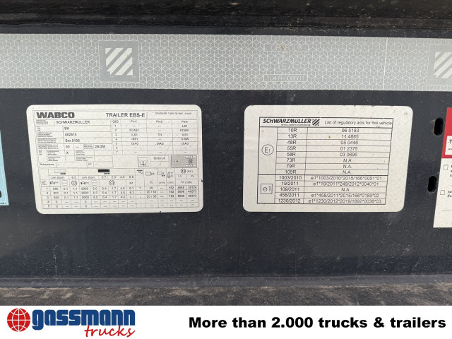 Schwarzmüller K-Serie Kippauflieger, Hardoxmulde ca. 24/26m³, - Félpótkocsi billenőplatós: 5 kép. Schwarzmüller K-Serie Kippauflieger, Hardoxmulde ca. 24/26m³, - Félpótkocsi billenőplatós: 5 kép.