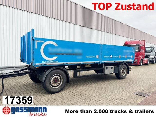 Schwarzmüller T-Serie, TOP-Zustand - Platós pótkocsi: 1 kép. Schwarzmüller T-Serie, TOP-Zustand - Platós pótkocsi: 1 kép.