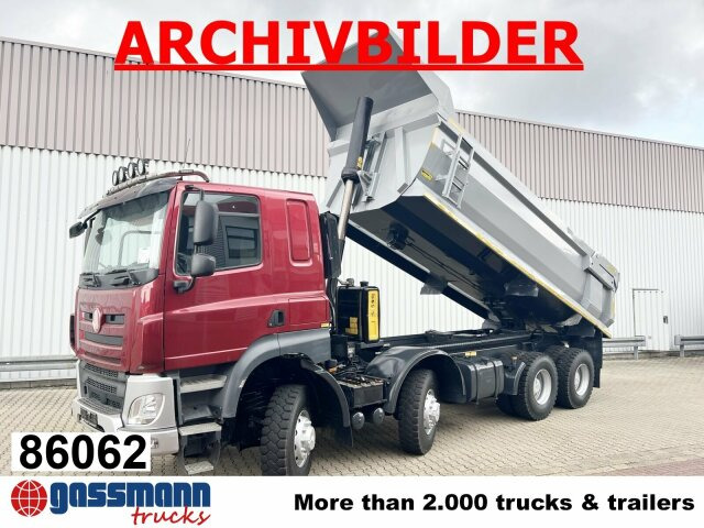 Tatra Phoenix 8x8, Stahlmulde ca. 22m³, hydr. - Dömper: 1 kép. Tatra Phoenix 8x8, Stahlmulde ca. 22m³, hydr. - Dömper: 1 kép.