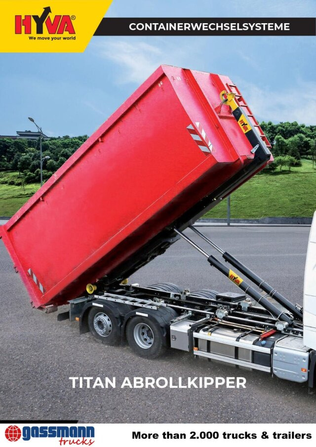 Titan 22-60-S Abrollanlage - Horgos rakodó teherautó: 3 kép. Titan 22-60-S Abrollanlage - Horgos rakodó teherautó: 3 kép.