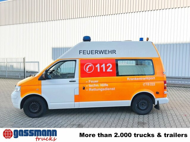 Volkswagen T5 2.5 TDI 4x2, Krankenwagen - Mentőautó: 4 kép. Volkswagen T5 2.5 TDI 4x2, Krankenwagen - Mentőautó: 4 kép.