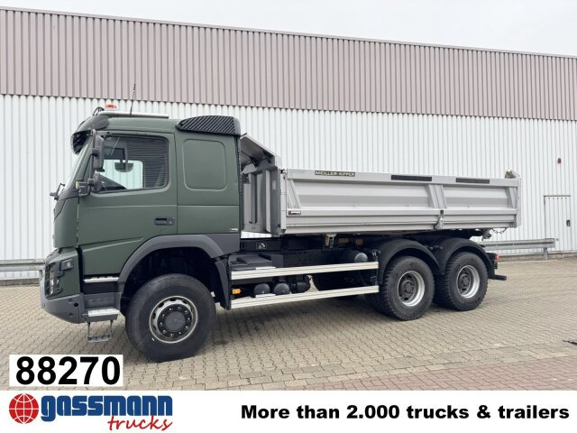 Volvo FMX 460 6x6, Meiller Bordmatik, Funk - Billenőplatós teherautó: 1 kép. Volvo FMX 460 6x6, Meiller Bordmatik, Funk - Billenőplatós teherautó: 1 kép.