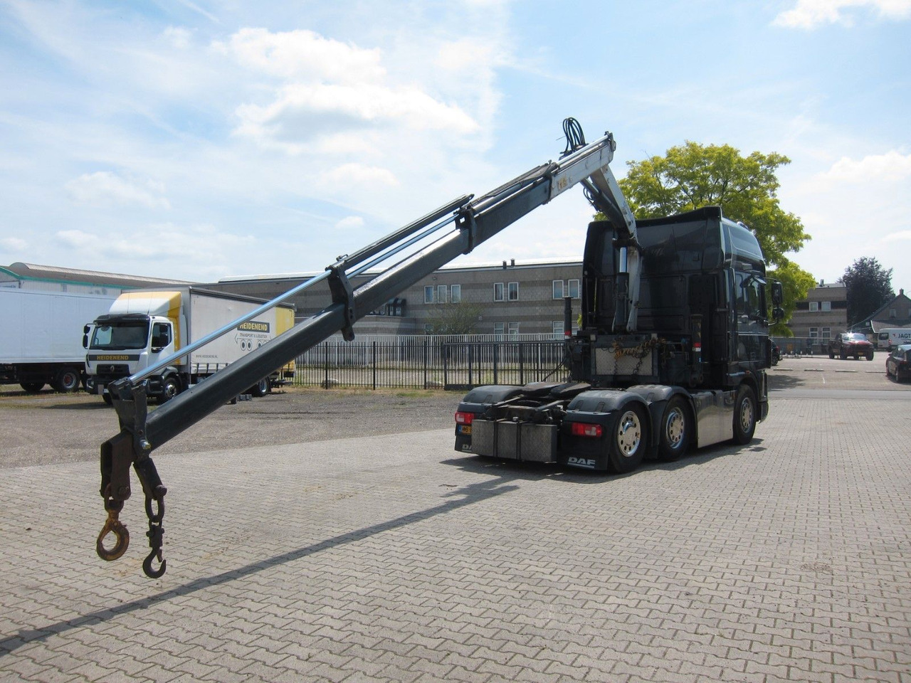 DAF XF 105 510 6X2 Copma 21t/m Kran/Crane/ Grua/Funk - Nyergesvontató: 4 kép. DAF XF 105 510 6X2 Copma 21t/m Kran/Crane/ Grua/Funk - Nyergesvontató: 4 kép.