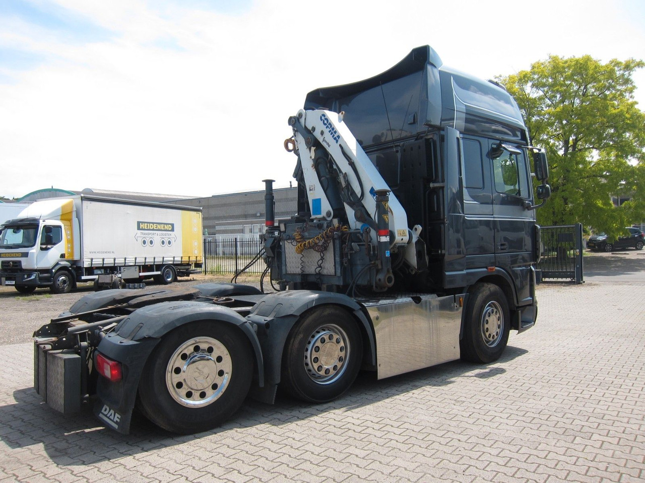 Nyergesvontató DAF XF 105 510 6X2 Copma 21t/m Kran/Crane/ Grua/Funk: 8 kép. Nyergesvontató DAF XF 105 510 6X2 Copma 21t/m Kran/Crane/ Grua/Funk: 8 kép.