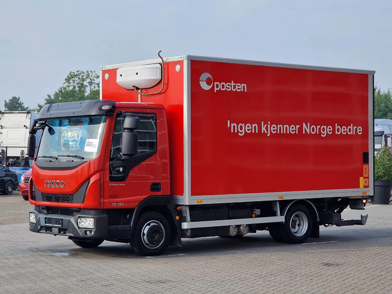 Iveco Eurocargo 75-190 Isotherm box - Zepro loadlift - Low KM - Airco - Euro 6 - Dobozos felépítményű teherautó: 3 kép. Iveco Eurocargo 75-190 Isotherm box - Zepro loadlift - Low KM - Airco - Euro 6 - Dobozos felépítményű teherautó: 3 kép.
