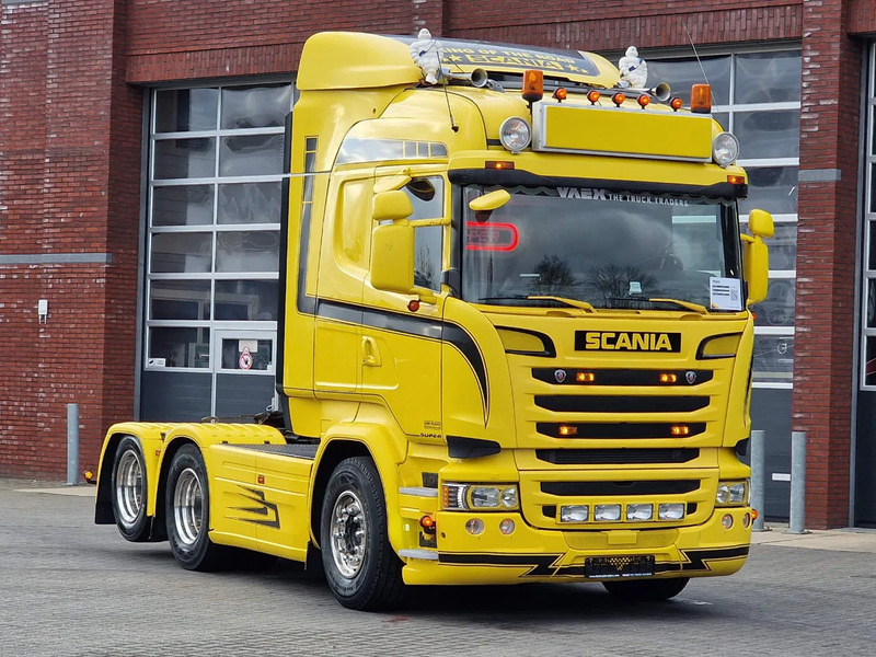 Scania R450 Highline 6x2 - Manual gearbox - PTO/Hydraulic - Custom interior - Full air - Euro 6 - Nyergesvontató: 1 kép. Scania R450 Highline 6x2 - Manual gearbox - PTO/Hydraulic - Custom interior - Full air - Euro 6 - Nyergesvontató: 1 kép.