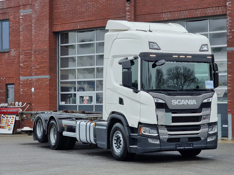 Scania G500 NGS Highline 6x2 - BDF - 4.75 WB - Retarder - Full air - Leather - Led - Cserefelépítményes teherautó: 1 kép. Scania G500 NGS Highline 6x2 - BDF - 4.75 WB - Retarder - Full air - Leather - Led - Cserefelépítményes teherautó: 1 kép.