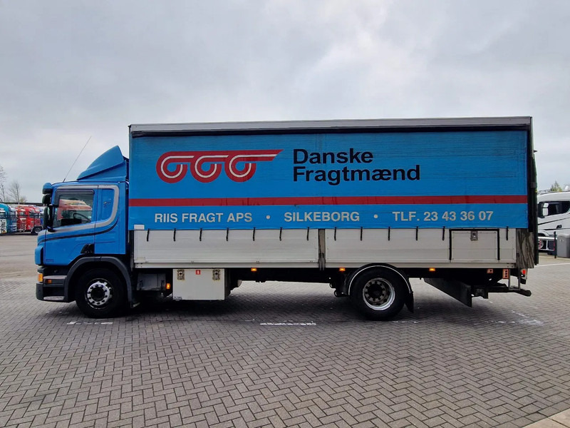 Scania P250 4x2 - Loadlift - Side boards - Full air - Euro 6 - Ponyvás teherautó: 4 kép. Scania P250 4x2 - Loadlift - Side boards - Full air - Euro 6 - Ponyvás teherautó: 4 kép.