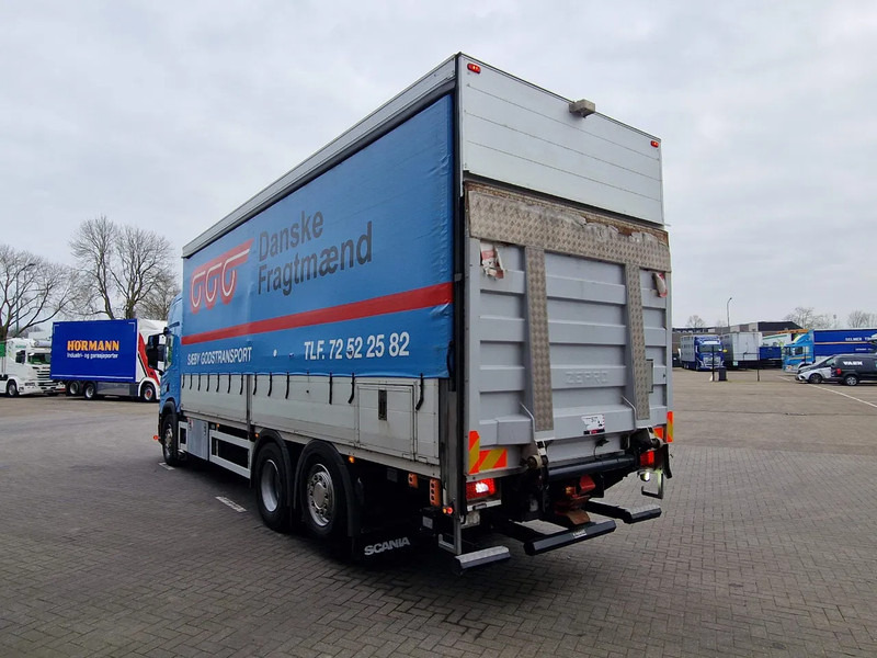 Scania P450 Highline 6x2*4 - Zepro loadlift - Steering axle - 5.15 WB - Full air - - Ponyvás teherautó: 5 kép. Scania P450 Highline 6x2*4 - Zepro loadlift - Steering axle - 5.15 WB - Full air - - Ponyvás teherautó: 5 kép.