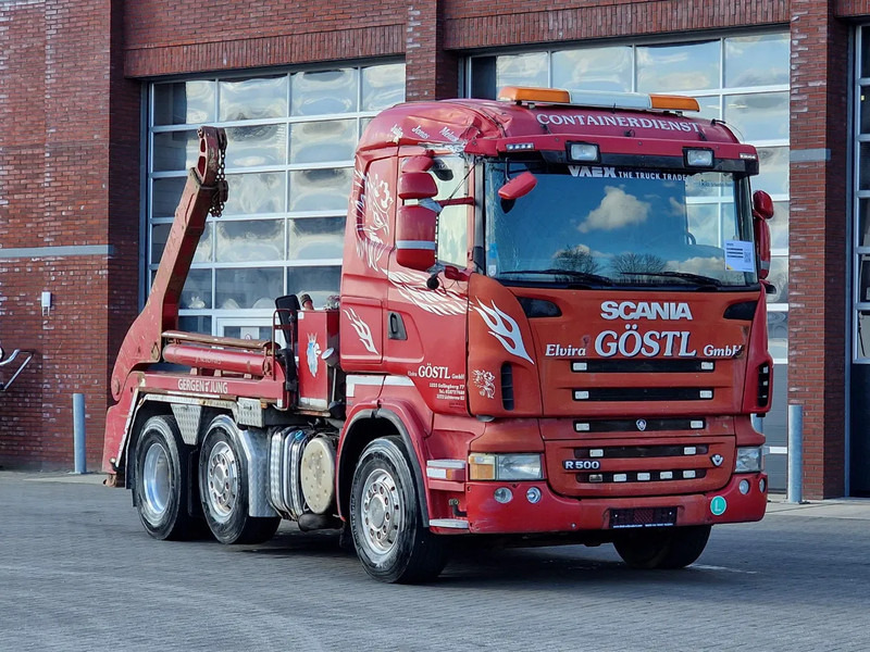 Scania R500 V8 LB6x2/4HNB E5 GERGEN TAK-VL-Adonis - Retarder - Full air - Konténerszállító: 2 kép. Scania R500 V8 LB6x2/4HNB E5 GERGEN TAK-VL-Adonis - Retarder - Full air - Konténerszállító: 2 kép.