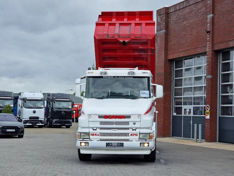 Scania T124-470 6x2 - Tipper - Manual gearbox - Full steel - Robson Drive - New Engine - Torpedo/Hauber - Billenőplatós teherautó: 3 kép. Scania T124-470 6x2 - Tipper - Manual gearbox - Full steel - Robson Drive - New Engine - Torpedo/Hauber - Billenőplatós teherautó: 3 kép.