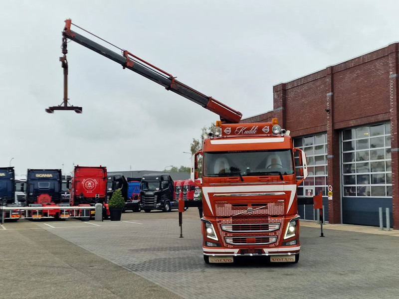 Volvo FH 16.750 8x2*6 - Palfinger PK15002 Crane/Grua - Show truck + Trailer - - Darus autó: 2 kép. Volvo FH 16.750 8x2*6 - Palfinger PK15002 Crane/Grua - Show truck + Trailer - - Darus autó: 2 kép.