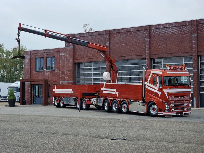 Volvo FH 16.750 8x2*6 - Palfinger PK15002 Crane/Grua - Show truck + Trailer - - Darus autó: 1 kép. Volvo FH 16.750 8x2*6 - Palfinger PK15002 Crane/Grua - Show truck + Trailer - - Darus autó: 1 kép.