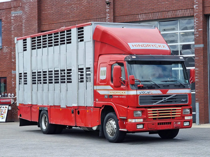 Volvo FM 250 4x- Livestock 2 deck - Lifting floors - Loadlift - Manual gearbox - Állatszállító teherautó: 1 kép. Volvo FM 250 4x- Livestock 2 deck - Lifting floors - Loadlift - Manual gearbox - Állatszállító teherautó: 1 kép.