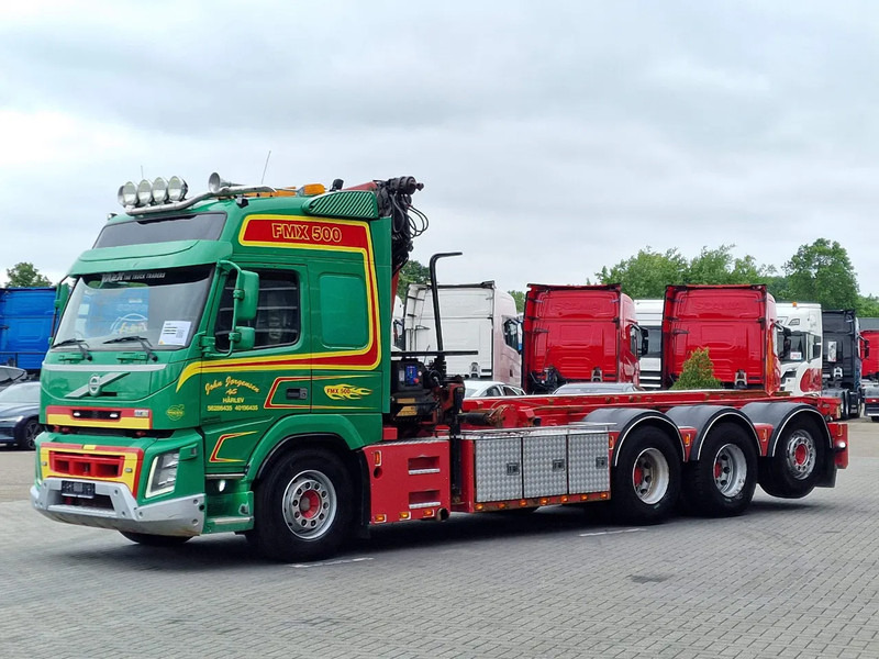 Volvo FMX 500 8x4*4 - HMF 2820 K5 Crane - Sawo Cable system - 3 sides Tipping - Euro 6 - Teherautó - kábelrendszer, Darus autó: 4 kép. Volvo FMX 500 8x4*4 - HMF 2820 K5 Crane - Sawo Cable system - 3 sides Tipping - Euro 6 - Teherautó - kábelrendszer, Darus autó: 4 kép.