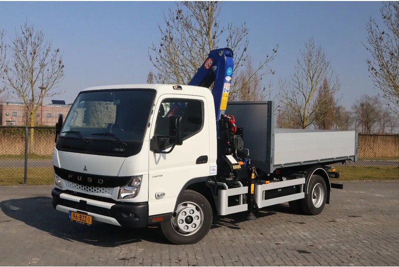 FUSO Canter 7C18 | 4X2 | 3-WAY TIPPER | PM 6.5 KRAN /CRANE - Darus autó: 2 kép. FUSO Canter 7C18 | 4X2 | 3-WAY TIPPER | PM 6.5 KRAN /CRANE - Darus autó: 2 kép.