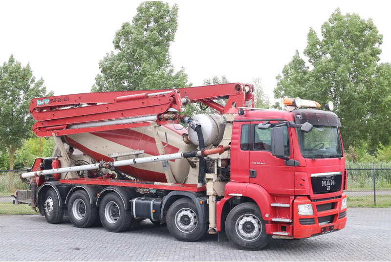 MAN TGS 50.440 | 10X4*6 | SARAKA 28 METER | 8M3 MIXER - Betonpumpa: 4 kép. MAN TGS 50.440 | 10X4*6 | SARAKA 28 METER | 8M3 MIXER - Betonpumpa: 4 kép.