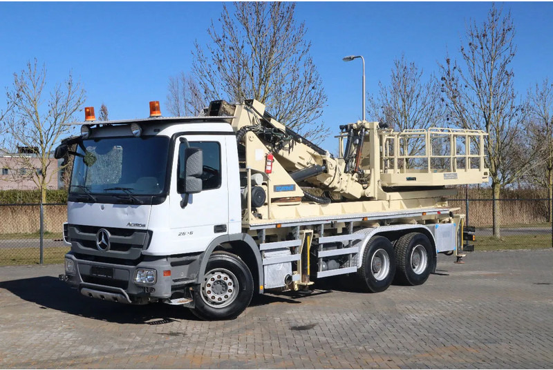 Mercedes-Benz Actros 2636 6X4 | TUNNEL PLATFORM | REMOTE DRIVING - Darus autó: 5 kép. Mercedes-Benz Actros 2636 6X4 | TUNNEL PLATFORM | REMOTE DRIVING - Darus autó: 5 kép.