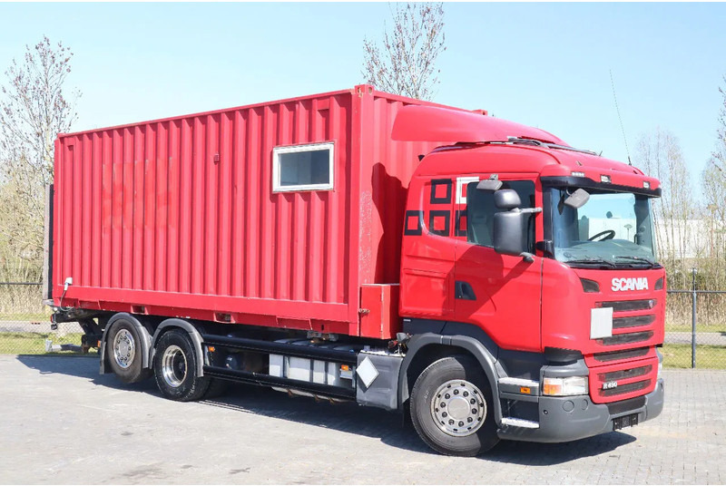 Scania R490 | 6X2 | RETARDER | BDF | MOBILE WORKSHOP | WERKSTATT - Alvaz teherautó: 3 kép. Scania R490 | 6X2 | RETARDER | BDF | MOBILE WORKSHOP | WERKSTATT - Alvaz teherautó: 3 kép.