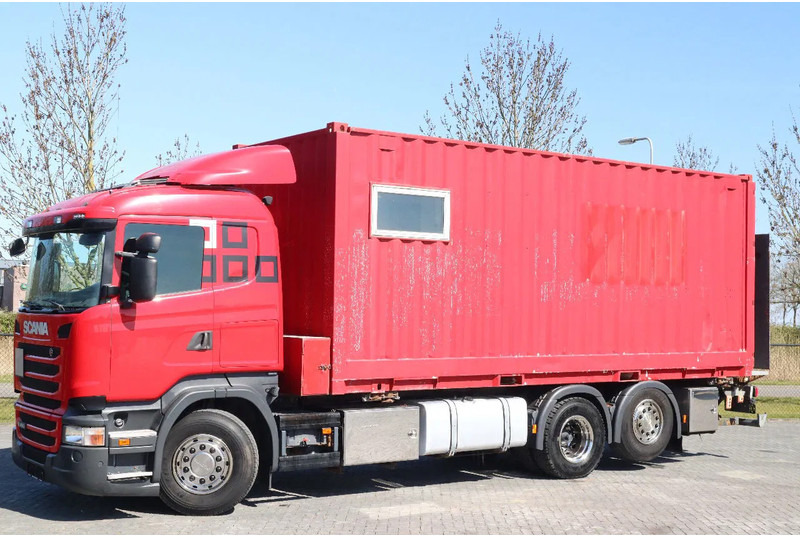 Scania R490 | 6X2 | RETARDER | BDF | MOBILE WORKSHOP | WERKSTATT - Dobozos felépítményű teherautó: 1 kép. Scania R490 | 6X2 | RETARDER | BDF | MOBILE WORKSHOP | WERKSTATT - Dobozos felépítményű teherautó: 1 kép.