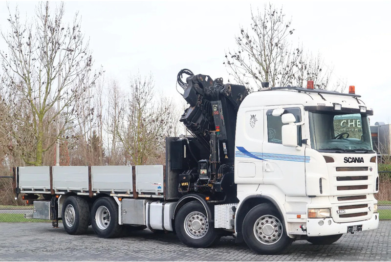 Scania R580 V8 | 8X2*6 | HIAB 422E-5 | JIB | MANUAL | RETARDER | EURO 3 - Darus autó: 4 kép. Scania R580 V8 | 8X2*6 | HIAB 422E-5 | JIB | MANUAL | RETARDER | EURO 3 - Darus autó: 4 kép.