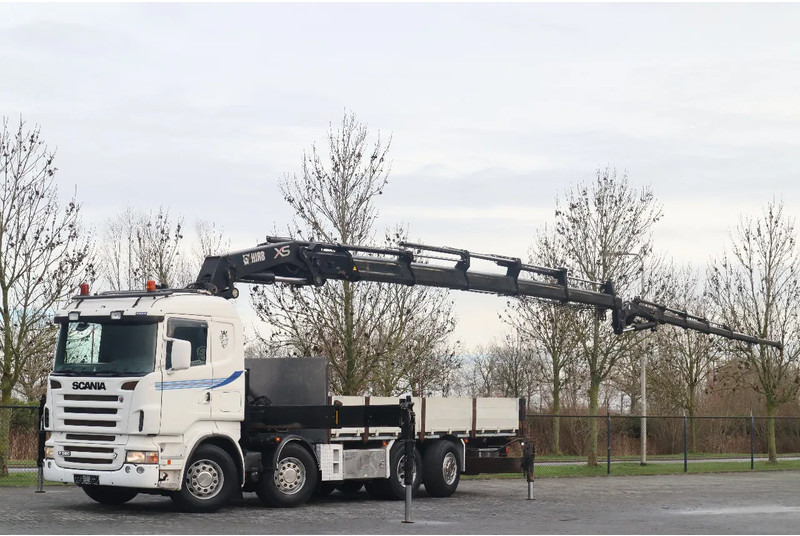 Scania R580 V8 | 8X2*6 | HIAB 422E-5 | JIB | MANUAL | RETARDER | EURO 3 - Darus autó: 1 kép. Scania R580 V8 | 8X2*6 | HIAB 422E-5 | JIB | MANUAL | RETARDER | EURO 3 - Darus autó: 1 kép.