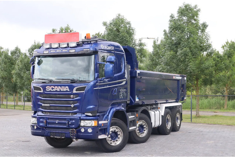 Scania R580 V8 | FULL STEEL | BIG AXLES | RETARDER | EURO 6 - Billenőplatós teherautó: 2 kép. Scania R580 V8 | FULL STEEL | BIG AXLES | RETARDER | EURO 6 - Billenőplatós teherautó: 2 kép.