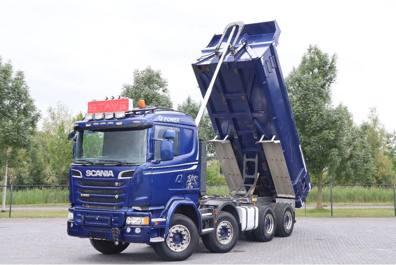 Scania R580 V8 | FULL STEEL | BIG AXLES | RETARDER | EURO 6 - Billenőplatós teherautó: 1 kép. Scania R580 V8 | FULL STEEL | BIG AXLES | RETARDER | EURO 6 - Billenőplatós teherautó: 1 kép.