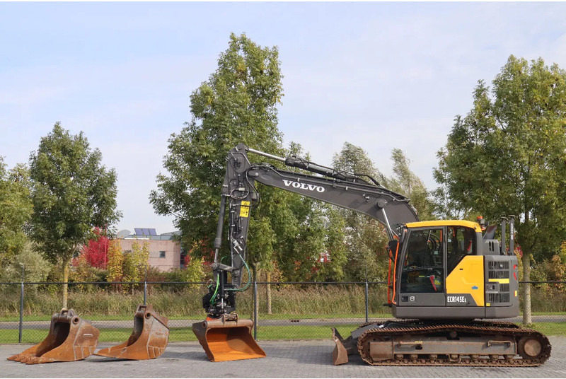 Lánctalpas kotró Volvo ECR145E | ECR145 EL | TILTROTATOR | 3X BUCKET | DIG ASSIST | DOZER: 1 kép.