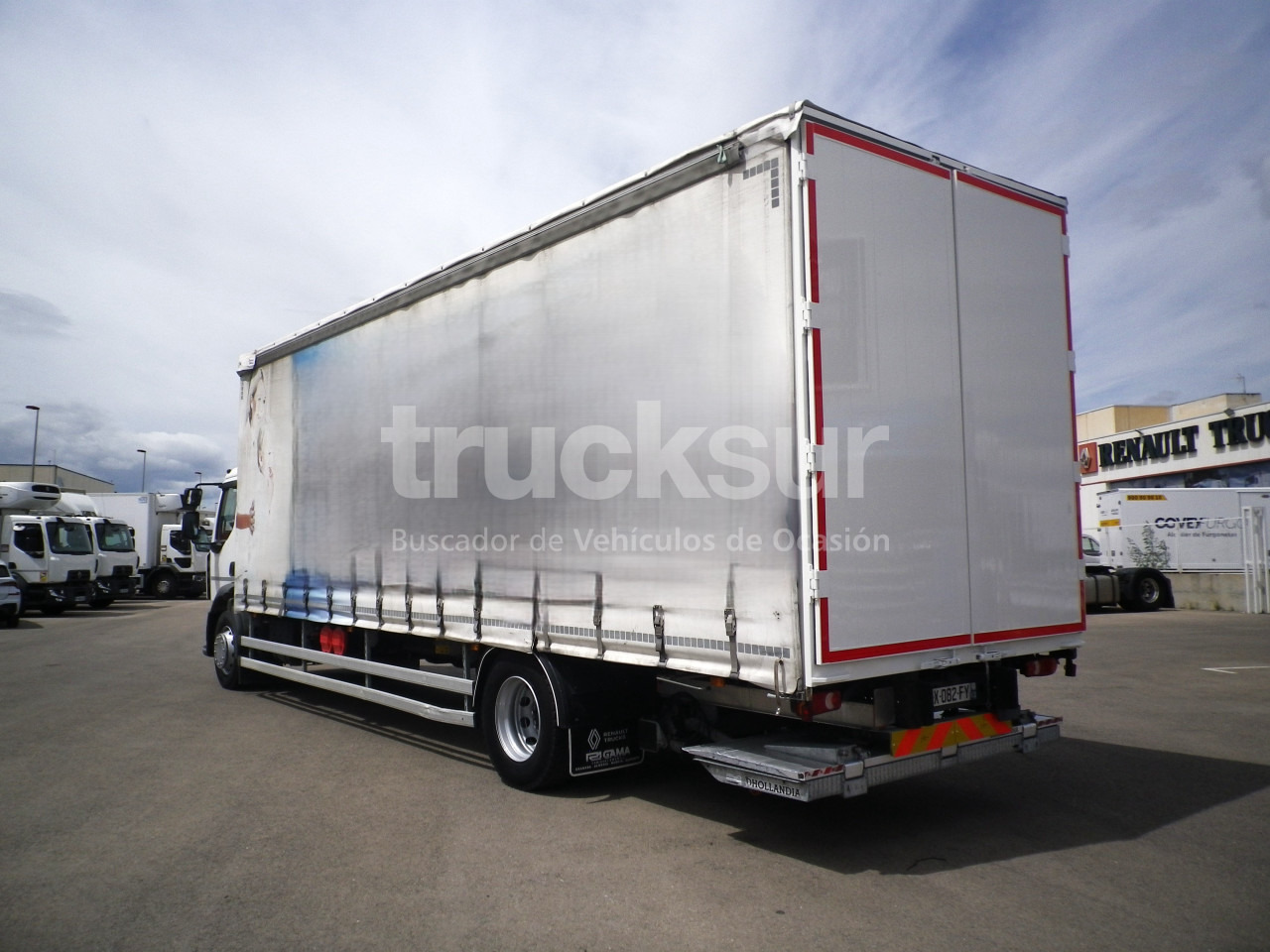 RENAULT D280.18 22P - Ponyvás teherautó: 5 kép. RENAULT D280.18 22P - Ponyvás teherautó: 5 kép.